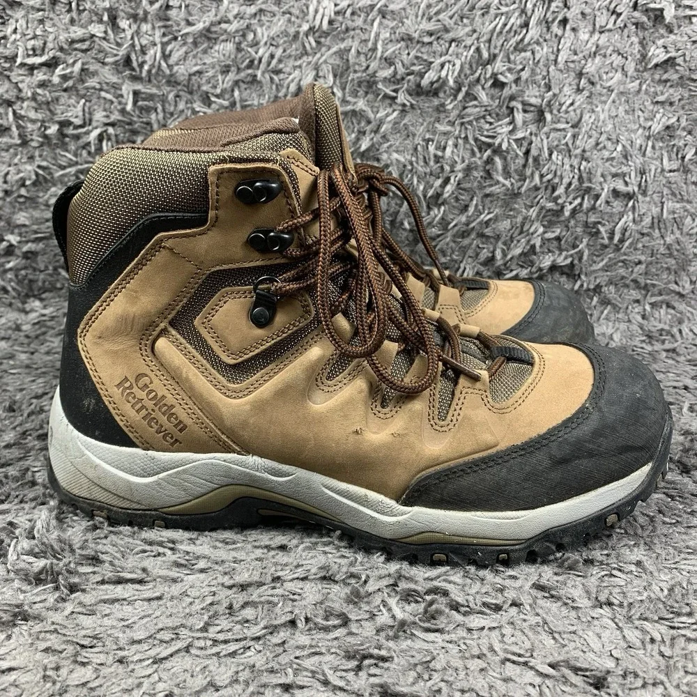 Golden Retriever Steel Toe Waterproof Mens Work Shoe Non Slip Safety EH Size 11